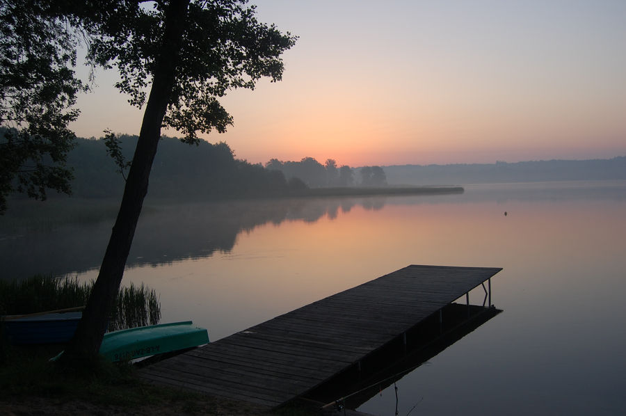 Camping nad jeziorem Niesłysz, Przełazy.
